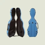 Bobelock B1062 Fiberglass Cello-shaped Violin Case 4/4 Size, Blue. Fixed Price $325.55.