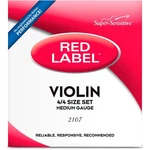 Super-sensitive 2107 Red Label Violin String Set 4/4 Size. Fixed Price $16.95.