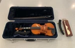 Gently Used Strobel MA-100-13" Viola W/ Hard Case, Bow, Rosin, & Shoulder Rests. Fixed Price $500.00.