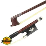 Strad Violin Bow Model 202 Brazilwood 3/4 Size Ebony Frog. Fixed Price $139.00.