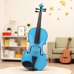 4/4 Full Size Beginner Acoustic Violin Set - Case Bow Rosin Student Sky Blue. Fixed Price $63.99.
