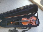 Ricard Bunnel Violin With Case, Bow, Rosin And Strings. Fixed Price $250.00.