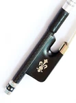 Music Top Braided Carbon Fiber Viola Bow, Fleur-de-lys Inlay, Ebony Frog,. Fixed Price $59.99.