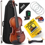 Pyle Full Size Beginner Violin 23-INCH Student 4/4, Brown. Fixed Price $153.99.