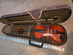 Scherl & Roth Size 1/8 Violin. Good Condition, With Case Glasser Bow. Fixed Price $179.00.