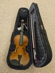 Cremona SV-50 Novice Violin Outfit 4/4 Full Size, Solid Spruce Top Maple Sides. Fixed Price $99.00.
