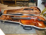 Lewis & Sons Model Dancla #2523 - 16 1/2" Violin With Bow, Case Rest * BS1. Fixed Price $289.99.