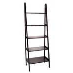 Casual Home 100% Solid Wood 5-SHELF Ladder Bookcase, Standard, 72"H, Espresso. Fixed Price $105.21.