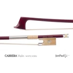 Jonpaul Carerra White Horn Silver Mounted Violin Bow. Fixed Price $1587.00.