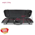 Vetimobato Carbon Fiber 4/4 Violin Case Black Hard Shell Oblong Lock Strap. Fixed Price $194.99.