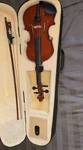Kapok V005 1/4 Size Violin + Foam Case, Chin Rest, Bow, Rosin & String Adjust. Fixed Price $39.99.