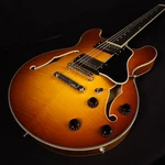 Eastman 2024 T484 Gold Burst Finish Flame Maple Thinline Guitar, Hard Case. Fixed Price $1499.00.