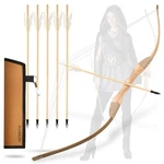 Youth Archery Bow Arrow Set For , 40" Handmade Wooden Prop .... Fixed Price $50.99.
