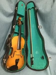 Anton Breton Model AB-05 4/4 Violin With Hard Shell Case. Fixed Price $90.00.