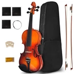 Ceciliec Violin For Beginners, CVN-300 Full Size Fiddle Set 4/4, Varnish. Fixed Price $109.99.
