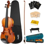 Violin 1/4 Size Beginner Hand Carved Acoustic Kit Hard Case Bow Mendini Cecilio. Fixed Price $179.99.