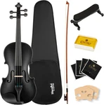 4/4 Full Size Kit For Beginners - Hand Carved Acoustic Violins Set Fidd. Fixed Price $214.99.