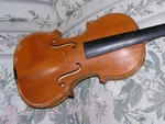 Violin By W C Or Hood Phoenix Az 4-1962 #12 On Paper Label Fine Figured Maple. Fixed Price $690.00.