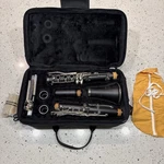 Rossetti 1150-CL Bb Student Clarinet Wood Grain Black W/ Mouthpiece And Case. Fixed Price $140.00.
