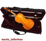 New 4/4 Hand-made Flamed Back Violin +bow +rosin Square Case Limited. Fixed Price $209.99.