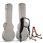 Xcceries Electric Guitar Hard Case With Stand & Backpack Strap For Lp Style. Fixed Price $169.90.