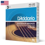 D'addario Daddario Guitar Strings - Phosphor Bronze Acoustic. Fixed Price $43.22.