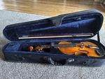Franz Hoffmann Viola Prelude, Bow (newly Re-haired) And Fabric Case. Fixed Price $140.00.