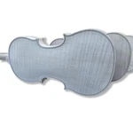 4/4 Handmade Unfinished White Violin Kit Solid Flame Maple Back Spruce Top .... Fixed Price $260.11.