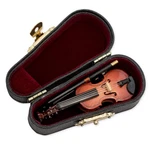 3 Miniature Violin, Polished, Wood, Table Top, Decor, Broadway Gift Co., Music. Fixed Price $28.47.