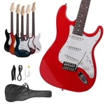 New Colorful Electric Guitar+strap+cord+gigbag Beginner Pack Accessories. Fixed Price $62.89.
