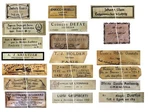 V107 Old Violin Fiddle Maker Labels Antique Copies Reproduction Set Of 20 Nice!. Fixed Price $15.95.