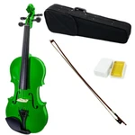 Sky 4/4 Full Size Solid Green Violin Beautiful Color With Brazilwood Bow. Fixed Price $79.99.