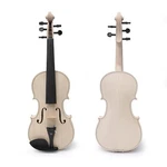 Unfinished 5 String 4/4 Violin White Maple Spruce With Ebony Fittings. Fixed Price $179.00.