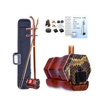 Chinese Rosewood ERHU-2-STRING Violin Fiddle Musical Instrument With Book,dvd.... Fixed Price $242.45.
