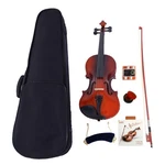 Glarry 4/4 Full Size Natural Maple Wood Acoustic Violin Fiddle Set For Beginner. Fixed Price $46.89.