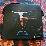 Vintage 1960S Mod Fashion Doll Carrying Case Atomic Harlequin Girl Black Vinyl. Fixed Price $47.95.