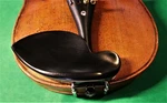 Violin Ebony Chin Rest 4/4 Shark Style With Standard Bracket. Fixed Price $34.99.