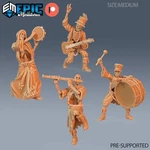 Skeleton Musicians Dungeons And Dragons Undead D&d, Epic Miniatures. Fixed Price $9.31.