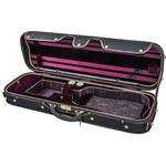 Luxury Euro-style 4/4 Violin Case Oblong Blk/maroon. Fixed Price $159.99.