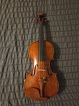 Strad Model DZ3000 Violin With Bow, Case, And Free Kun Shoulder Rest. Fixed Price $700.00.