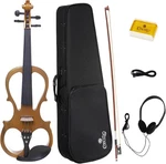 Cecilio Left-handed Electric Violin With Ebony Fittings Yellow Maple Metallic. Fixed Price $145.99.
