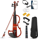 Electric Violin 4/4 Full Size Silent Beginner Adults Red Vangoa Teens Solid Wood. Fixed Price $209.99.