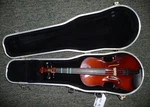Scherl & Roth R101E8-1/8 Size Violin Made China 2011 Back Seam Partially Open. Fixed Price $99.00.