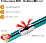 Kayata Flute Blue Closed Hole 16-KEY Student Case Kit Rod. Fixed Price $139.99.