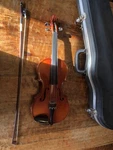 Hermann Beyer E110/13VIOLIN.ROMANIA 1994. Bow.bauch Bridge.hard Case. Fixed Price $112.00.