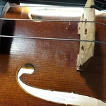 E. R. Fretschner Roth Shop Adjusted Acoustic Violin Brown Varnish Chinrest Case. Fixed Price $150.00.