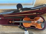 Wm. Lewis & Son David 14 Viola Case 2 Bows. Fixed Price $250.00.