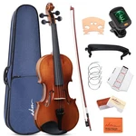 Adm 4/4 Full Size Wood Violin Set For Kids Teens Students Adults Beginner Aco.... Fixed Price $145.81.