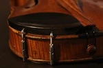 New Arrival !!violin Ebony Extra Flat Style Chin Rest 4/4 With Standard Bracket. Fixed Price $34.99.