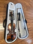 John Juzek Model 85 1/2 Violin Outfit. Fixed Price $200.00.